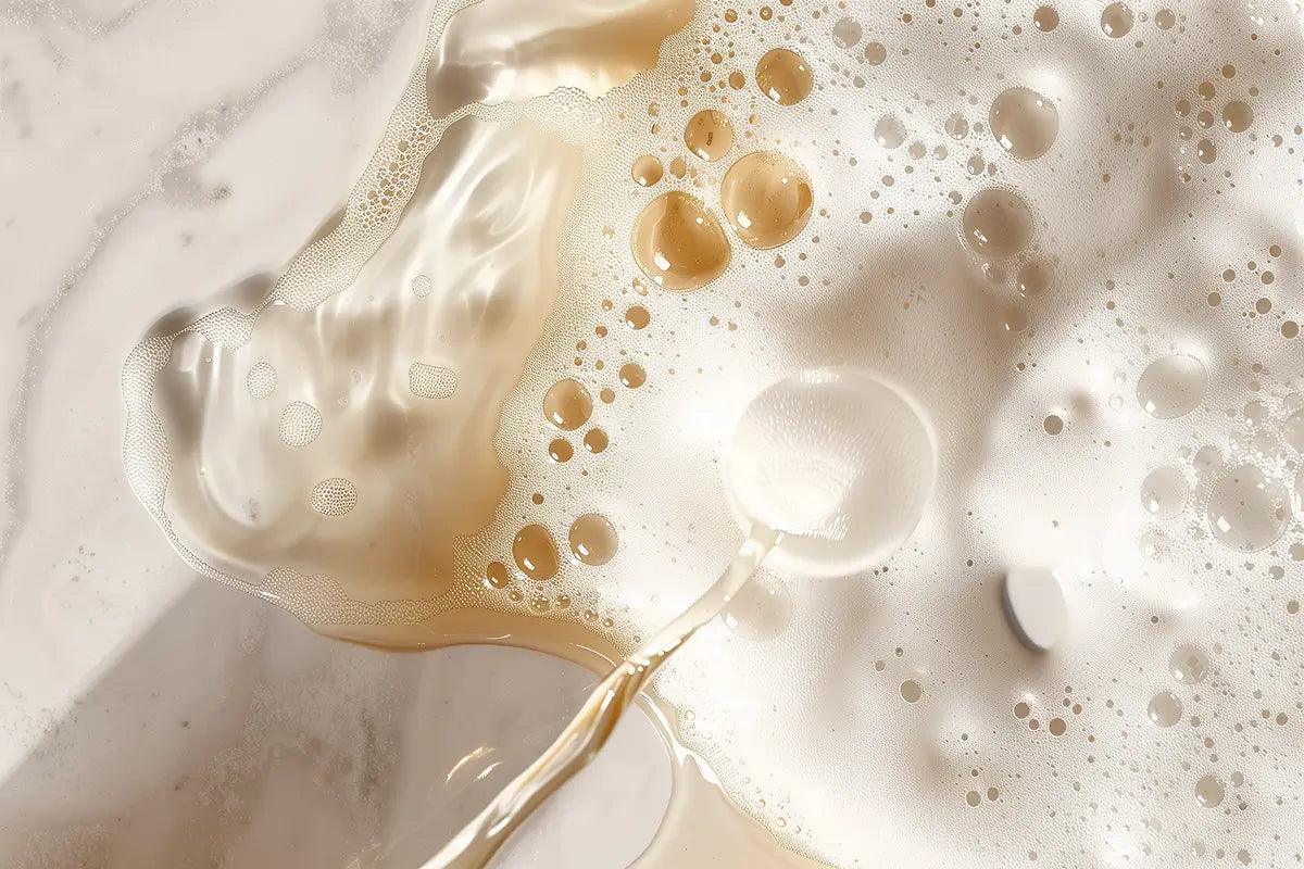 oil-foam cleanser texture