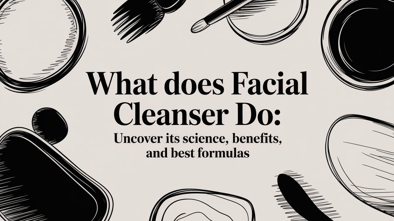 What Does Facial Cleanser Do? Your Guide to the Science, Benefits, and K-Beauty Formulas