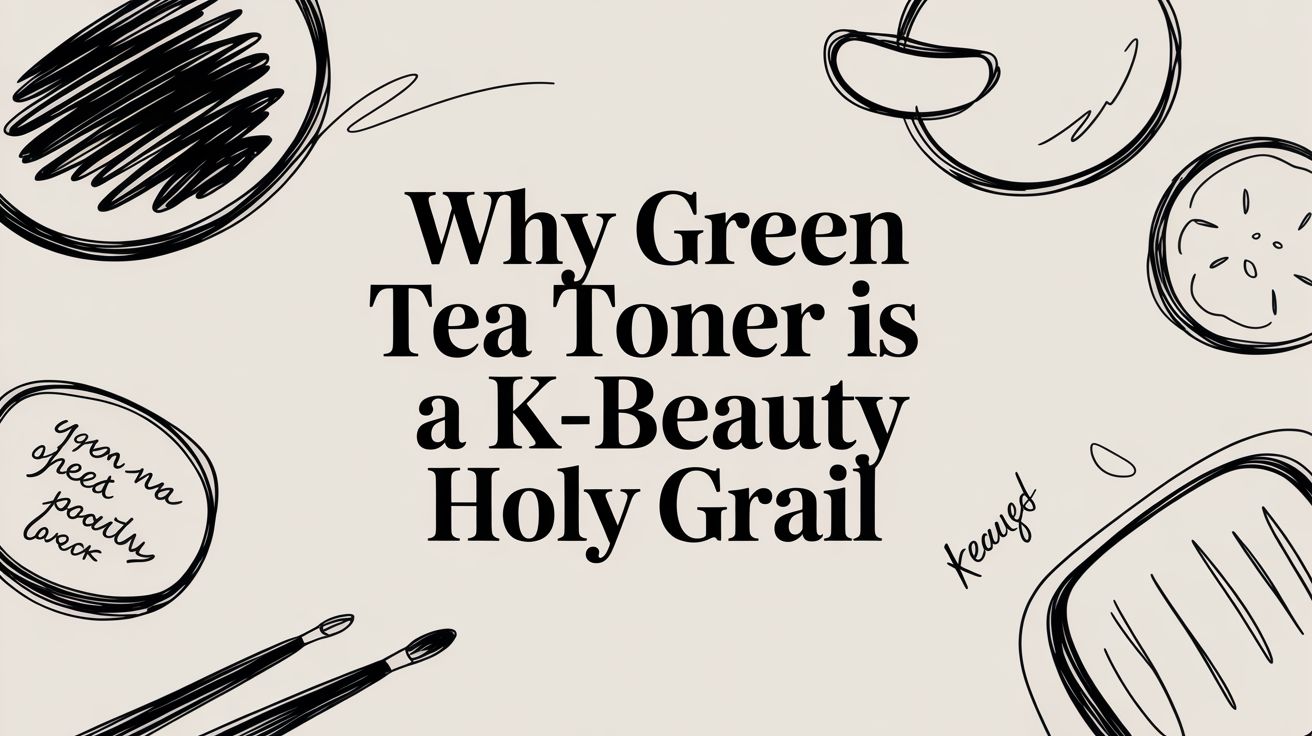 Why a Green Tea Toner is a K-Beauty Holy Grail for Unbalanced Skin
