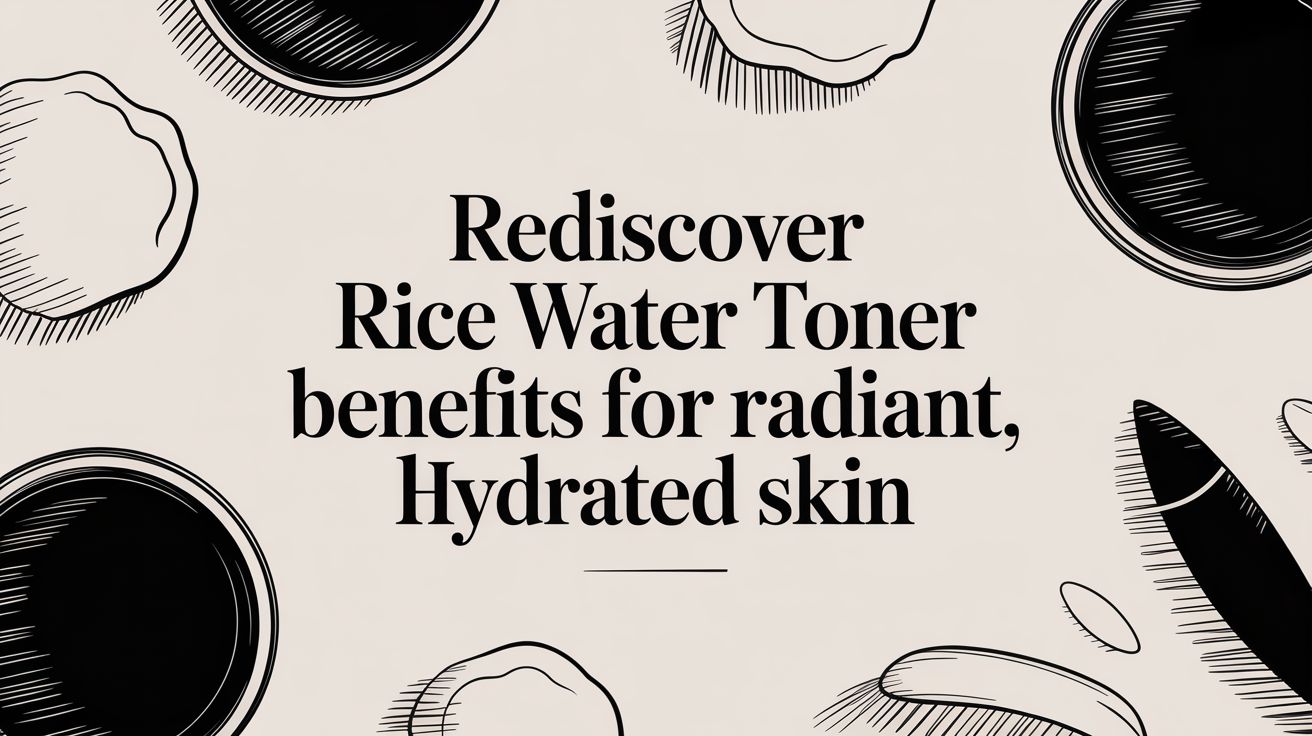 Rediscover rice water toner benefits for radiant, hydrated skin