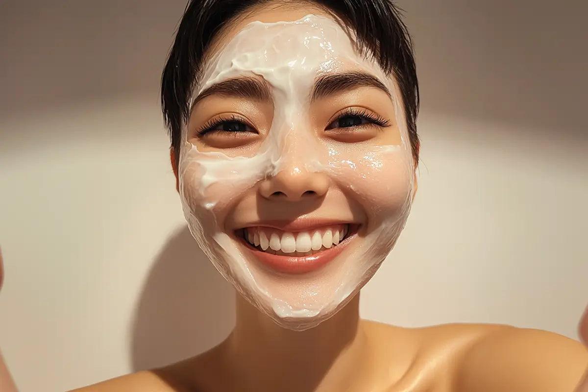 Korean facial rice mask