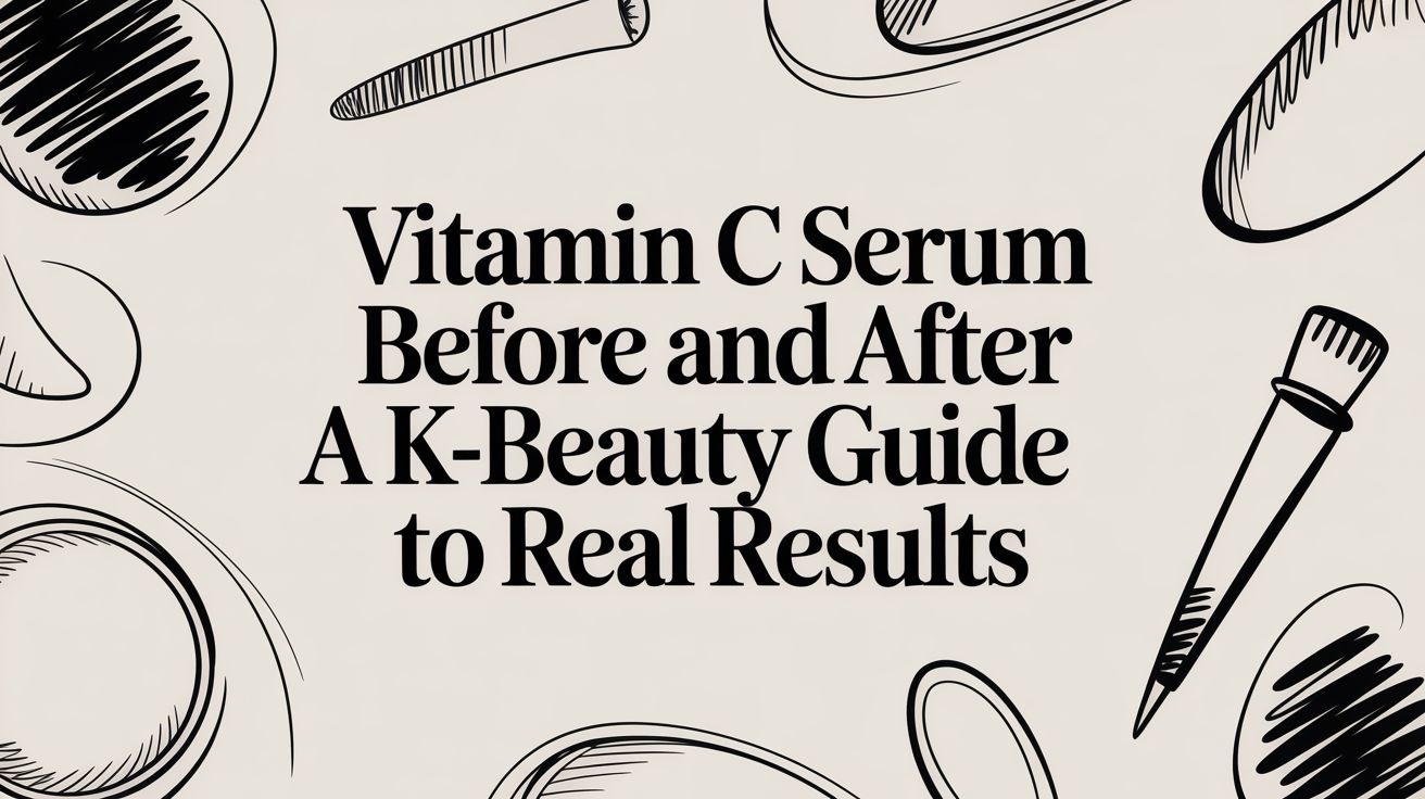 Vitamin C Serum Before and After: A K-Beauty Guide to Real Results