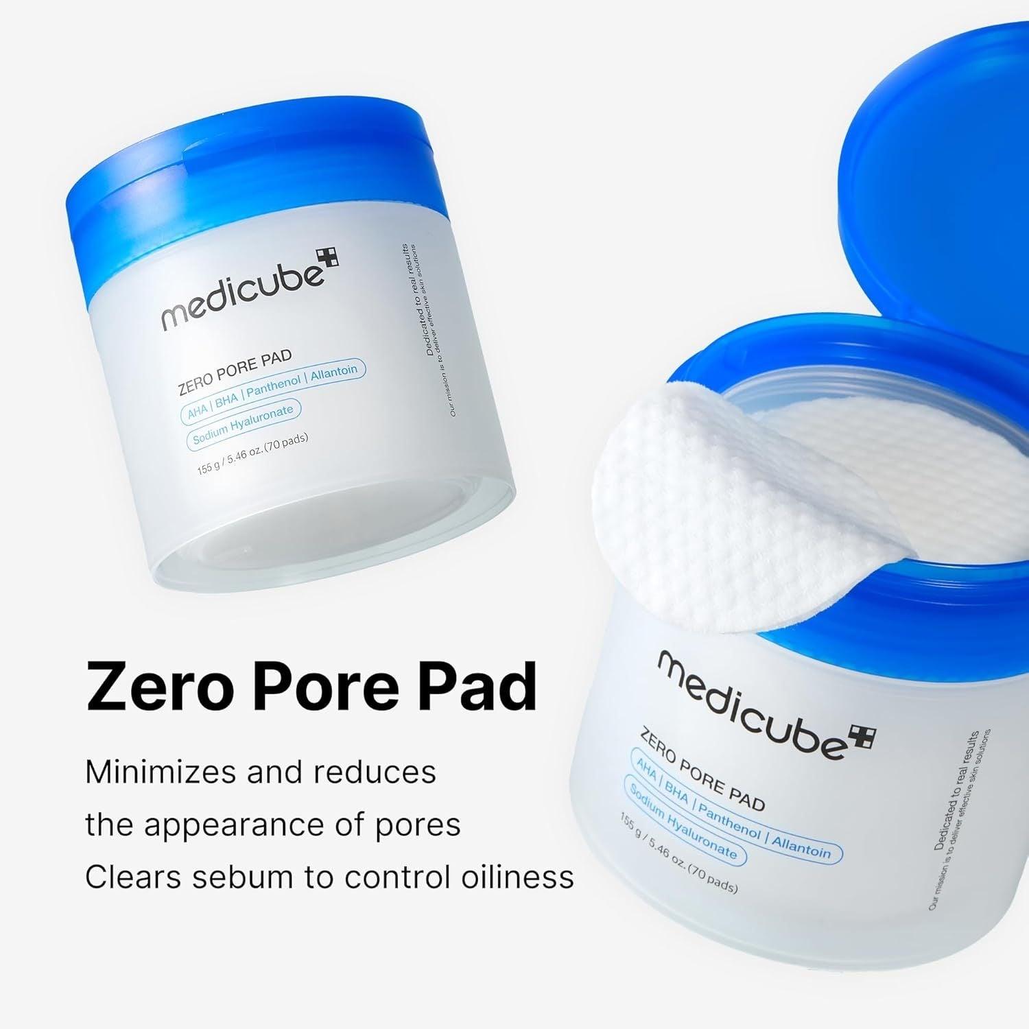 medicube Zero Pore Pad Mild 155g(70 Pads) (toners) 155 g