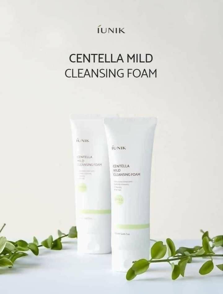 iUNIK Centella Mild Cleansing Foam 120ml (Cleansers)