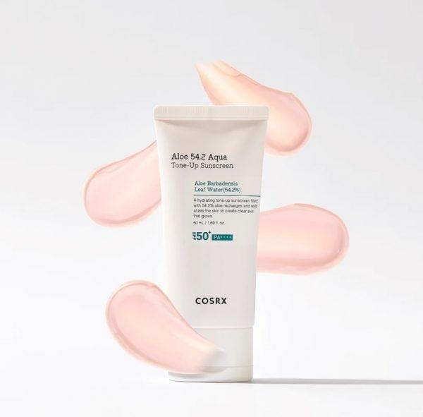 COSRX Aloe 54.2 Aqua Tone-up Sunscreen SPF 50+ PA++++ 50ml (Sun Cream)