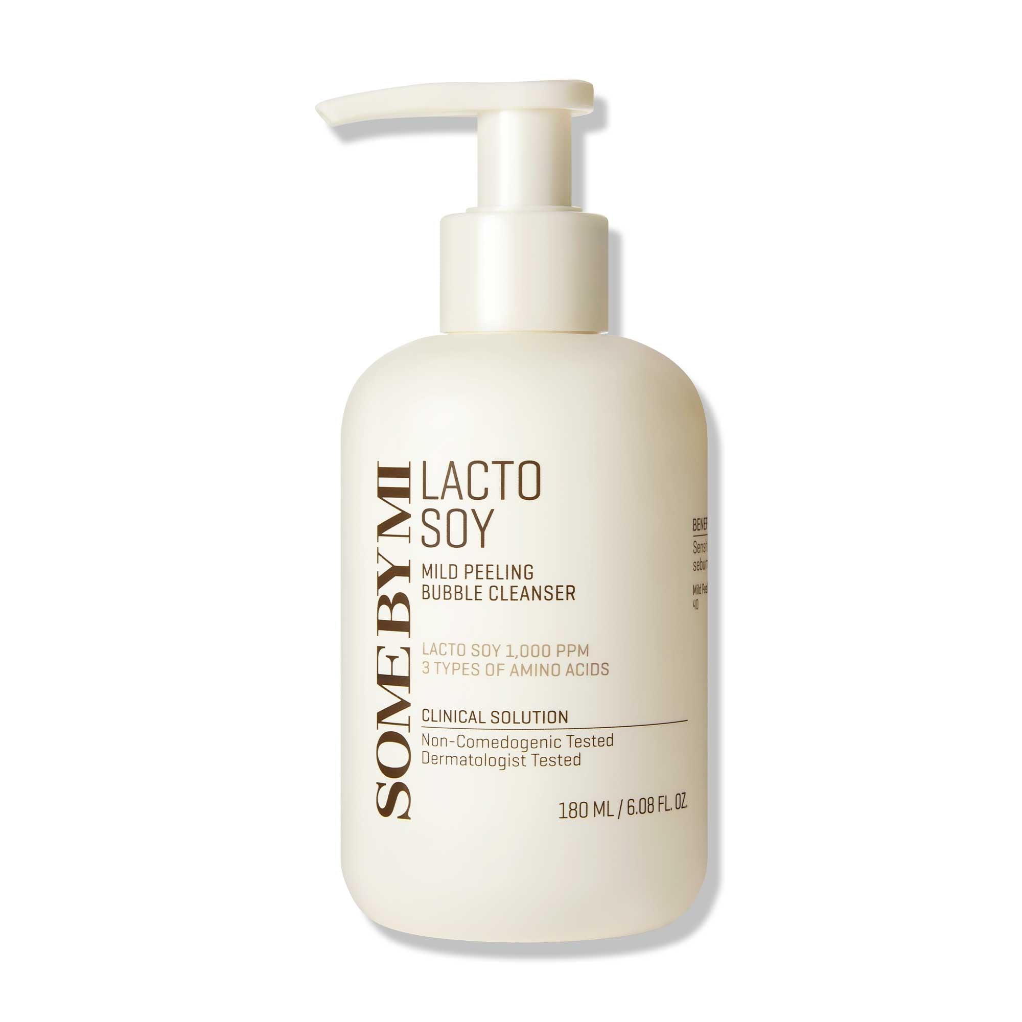 SOME BY MI Lacto Soy Mild Peeling Bubble Cleanser 180ml (Foam Cleanser)