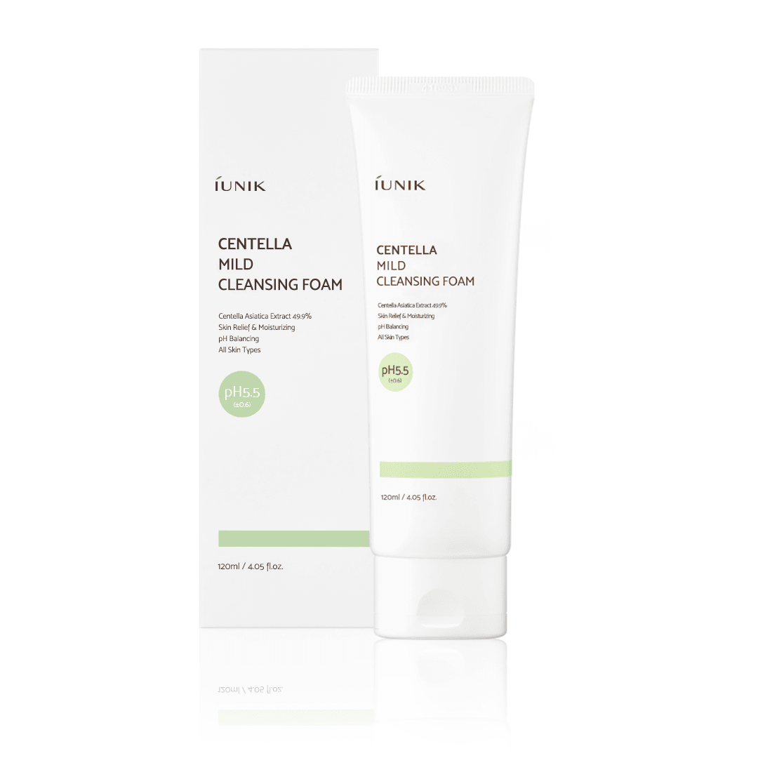 iUNIK Centella Mild Cleansing Foam 120ml (Cleansers)