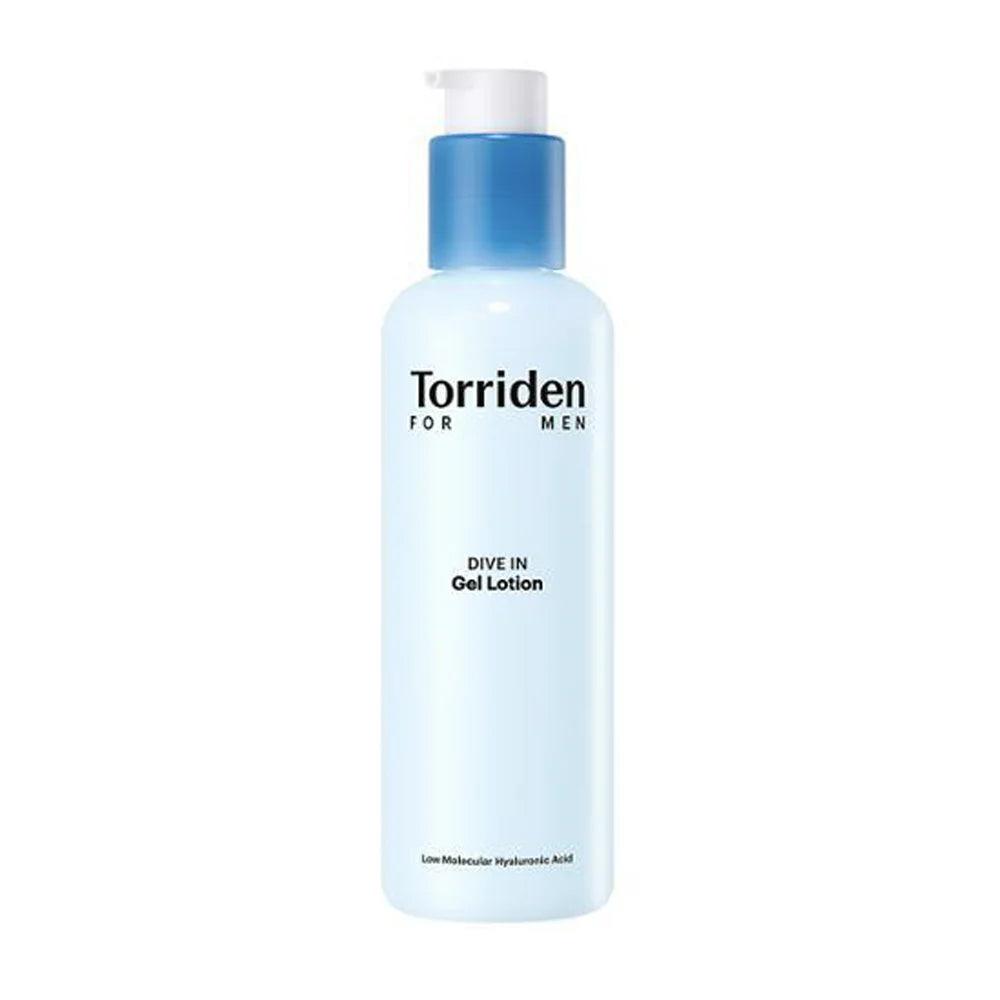 Torriden Dive-in For Men Low Molecular Hyaluronic Acid Gel Lotion - Korean Lotion for Men