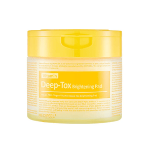 MEDIPEEL Vegan Vitamin Deep-Tox Brightening Pad 70pcs/270ml - Korean Essence Pad