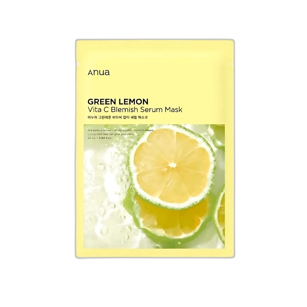 Anua Green Lemon Vita C Blemish Serum Mask 25ml X 10ea