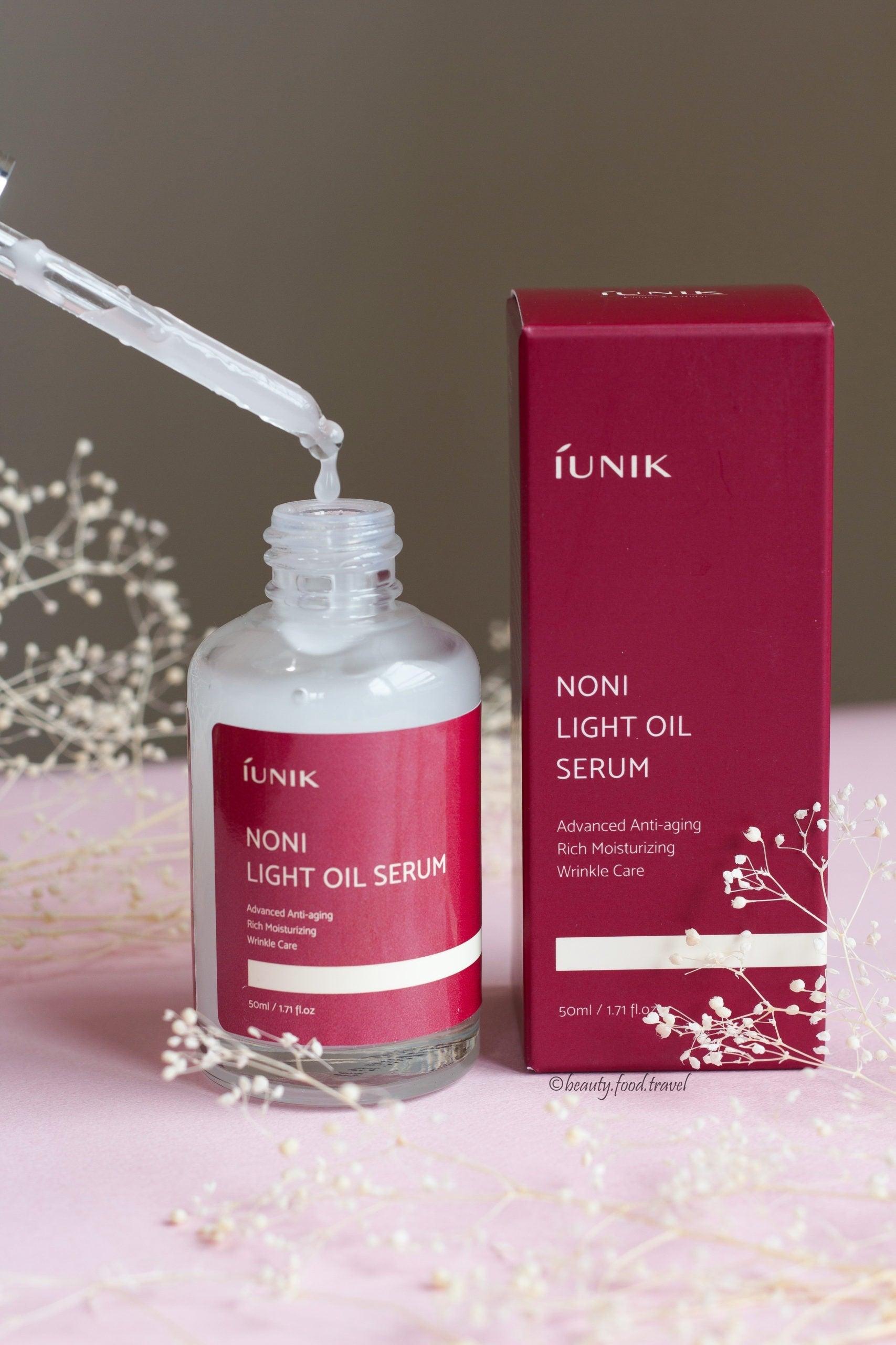 iUNIK Noni Light Oil Serum close-up view