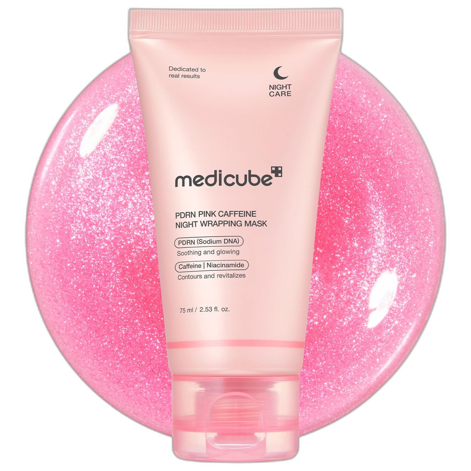 medicube PDRN Pink Caffeine Night Wrapping Mask 75ml