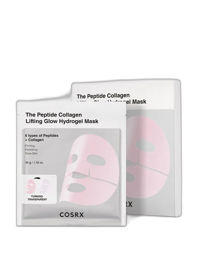 COSRX The Peptide Collagen Lifting Glow Hydrogel Mask 34g X 3ea