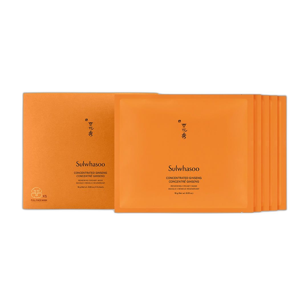 Sulwhasoo Concentrated Ginseng Renewing Creamy Mask 18g X 5ea
