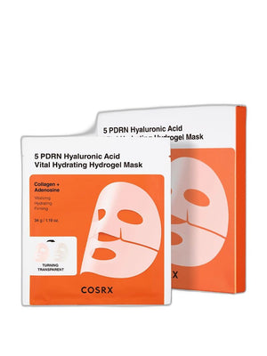COSRX 5 PDRN Hyaluronic Acid Vital Hydrating Hydrogel Mask 34g X 3ea