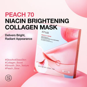 Anua Peach 70 Niacin Serum Mask Sheet 25g X 10ea, image 2