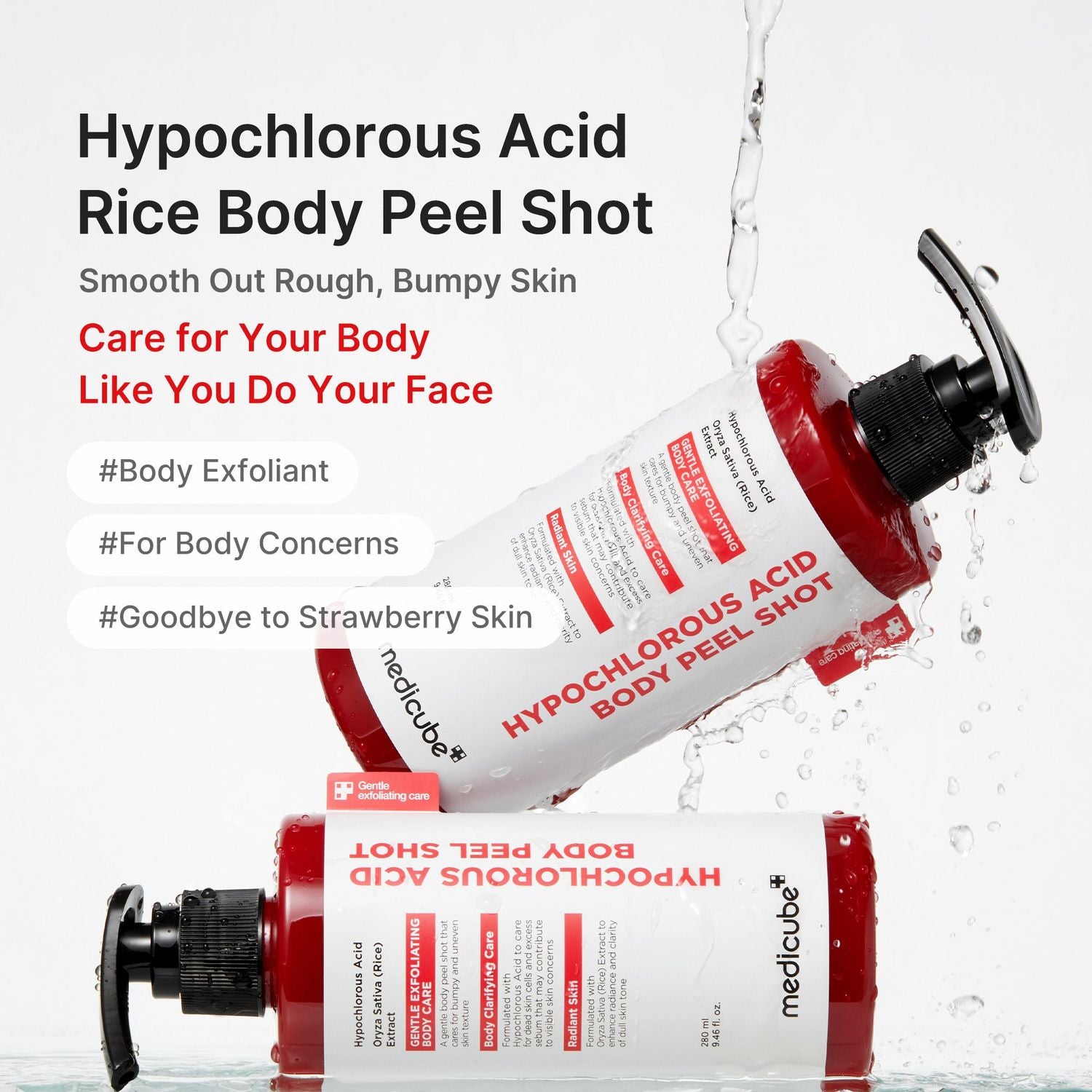medicube Hypochlorous Acid Body Peel Shot 280ml