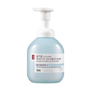 ILLIYOON Ceramide Ato Bubble Wash and Shampoo packaging and details