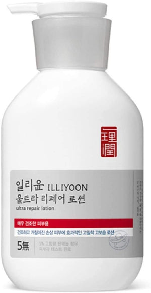 ILLIYOON Ultra Repair Intense Lotion packaging and details