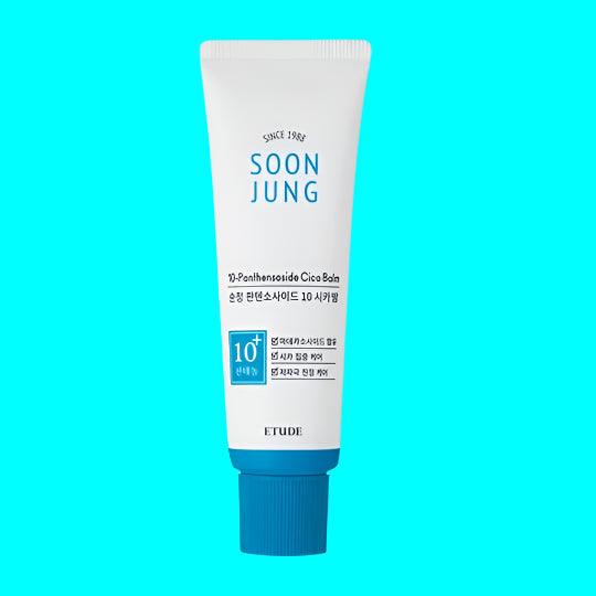 ETUDE HOUSE SoonJung 10-Panthensoside Cica Balm packaging and details