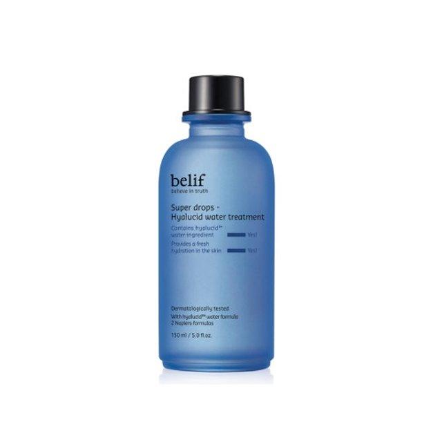 belif Super Drops - Hyalucid Water Treatment packaging and details