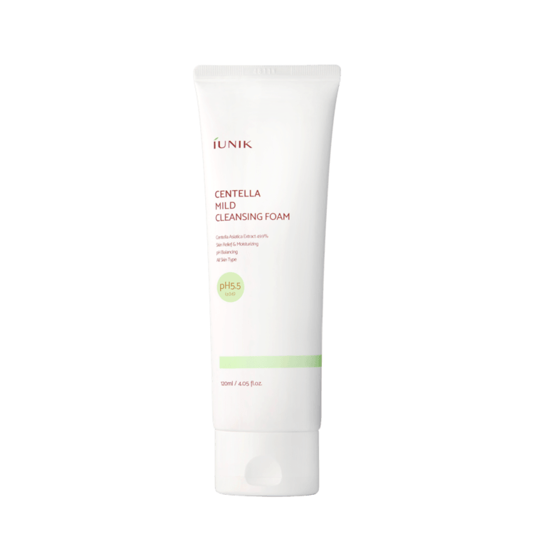 iUNIK Centella Mild Cleansing Foam 120ml (Cleansers)