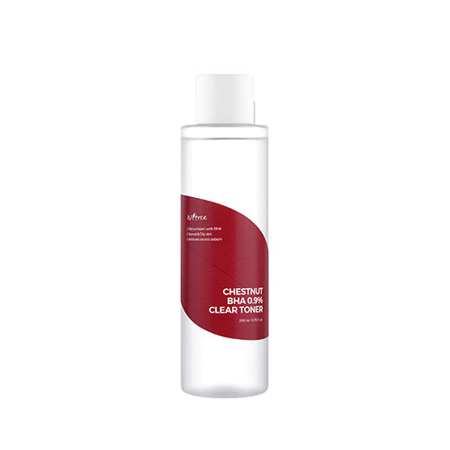 Isntree Chestnut BHA 0.9% Clear Toner packaging and details