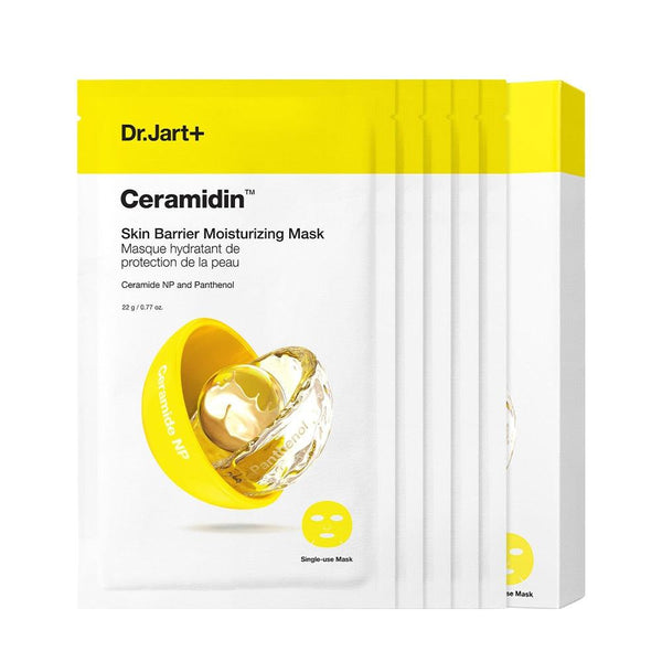 Dr.Jart+ Ceramidin Skin Barrier Moisturizing Mask 22g X 5ea (FACE MASK) 22 g