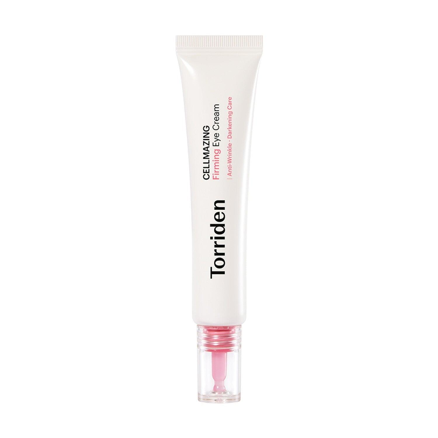 Torriden Cellmazing Small Molecule Collagen Firming Eye Cream packaging and details