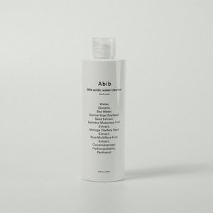 Abib Wild acidic water cleanser Gentle Water packaging and details