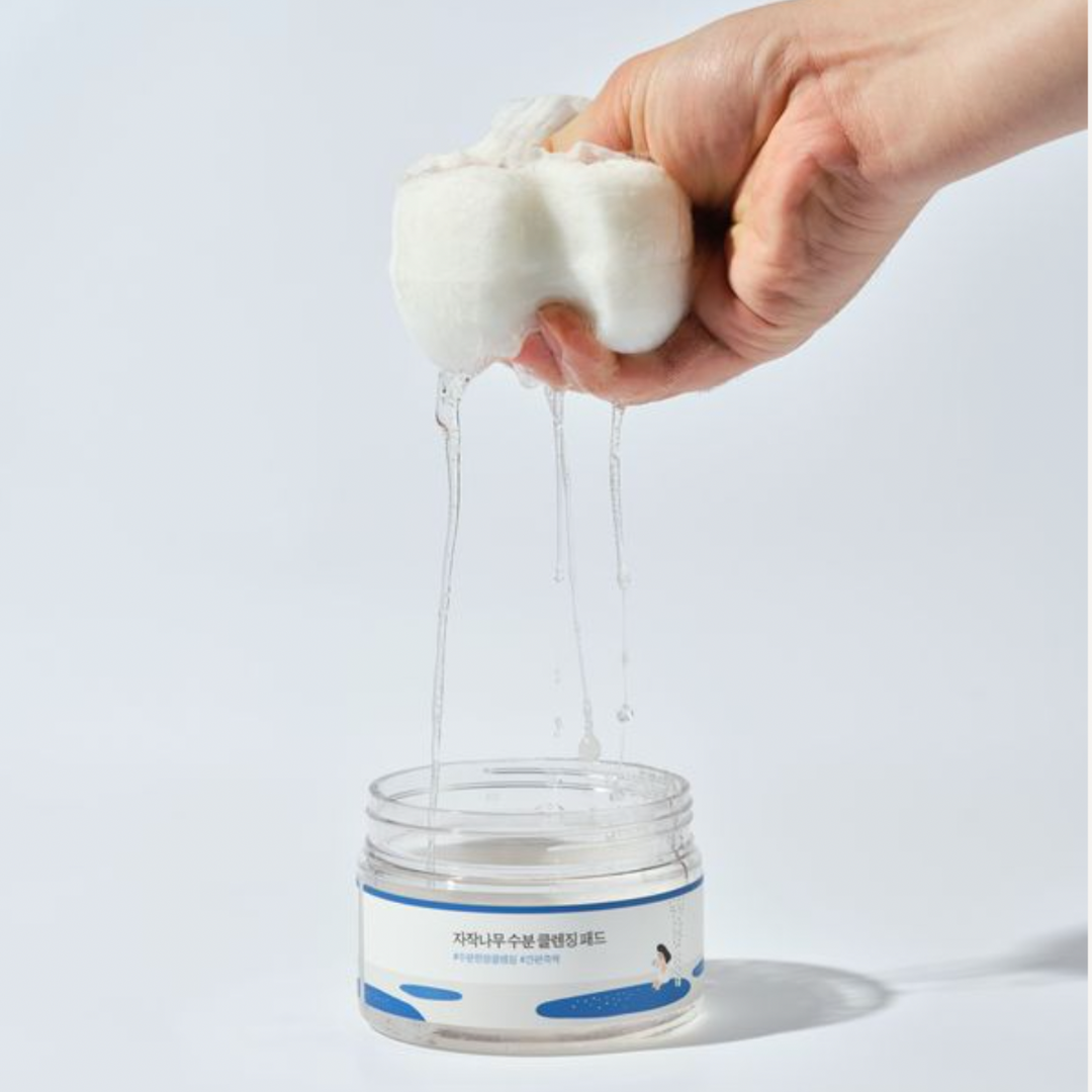 Round Lab Birch Juice Cleansing Pad how to use