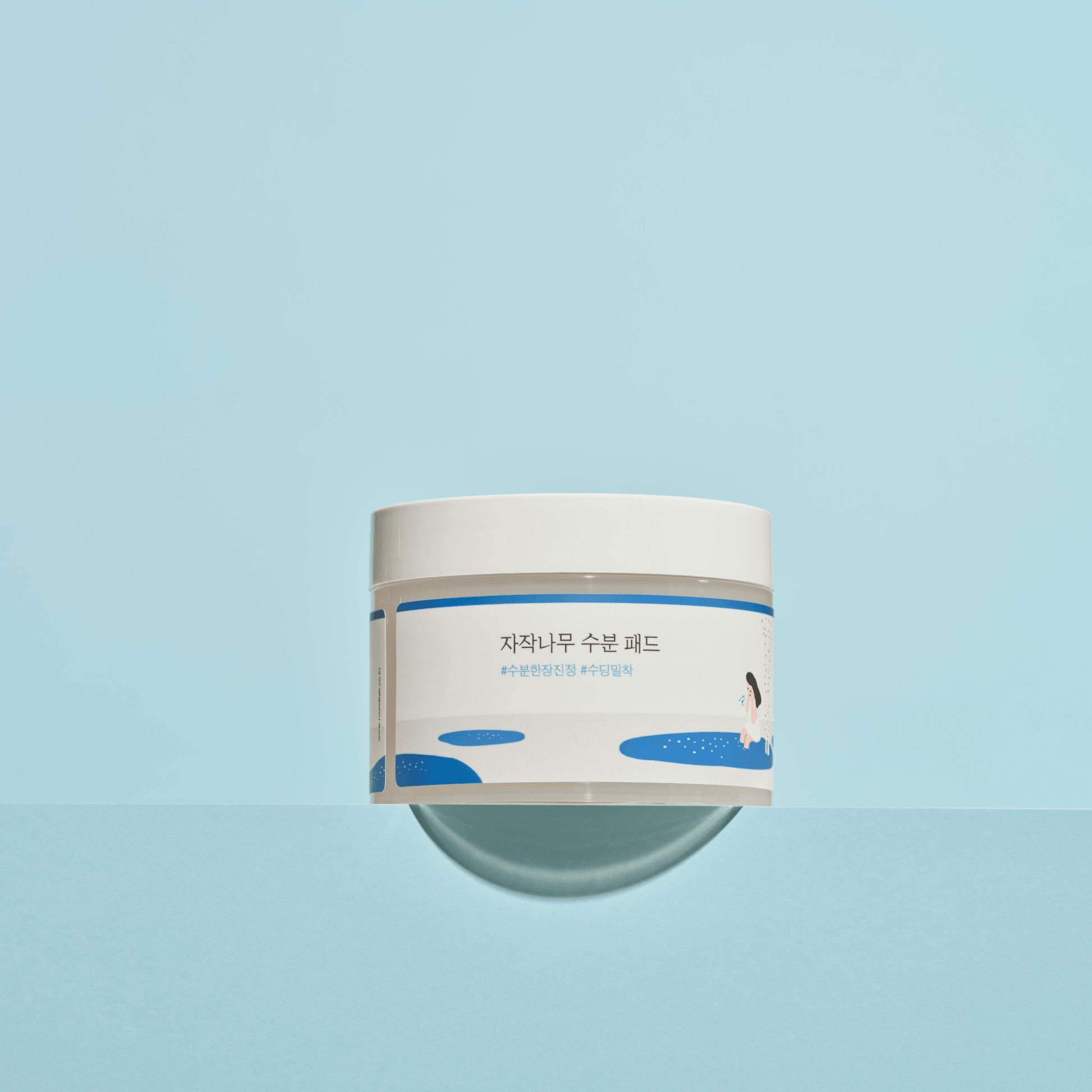 Round Lab Birch Moisturizing Pad 80pc full product view