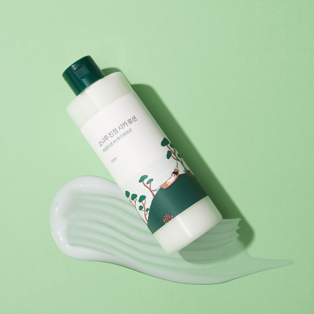 Round Lab Pine Calming Cica Lotion how to use