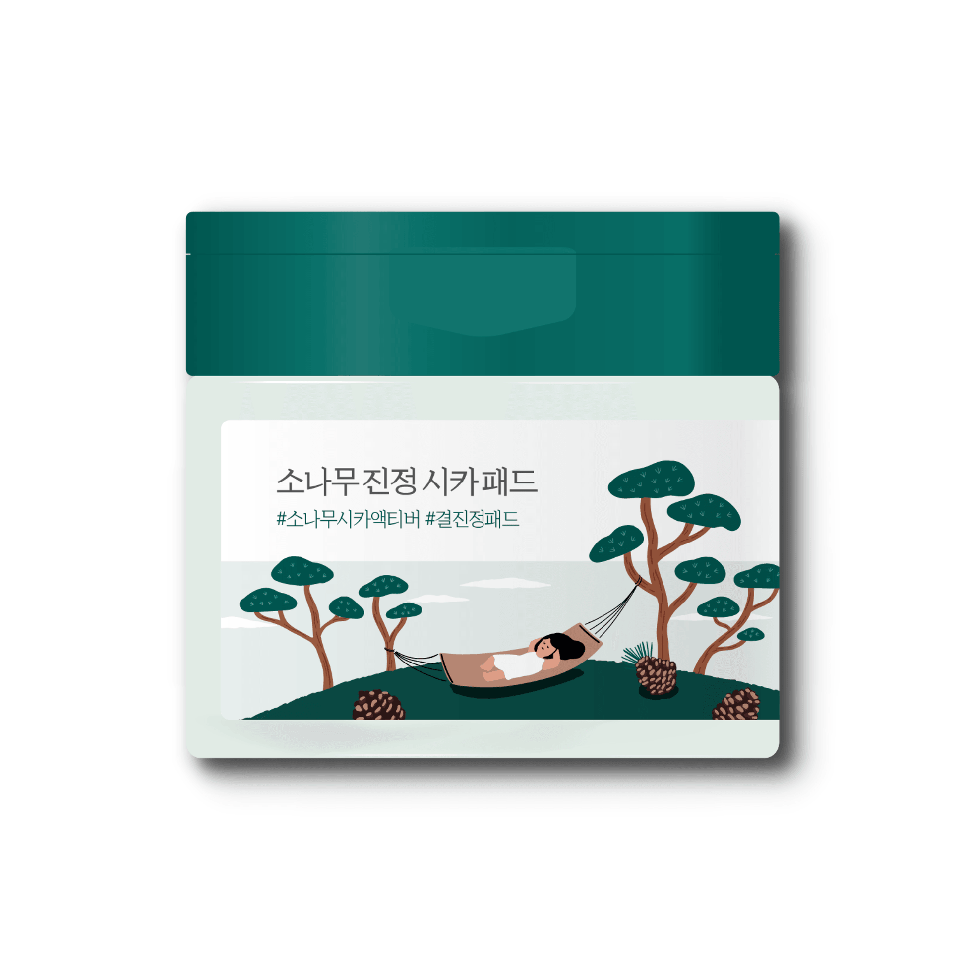 Round Lab Pine Calming Cica Pad 50pcs product texture