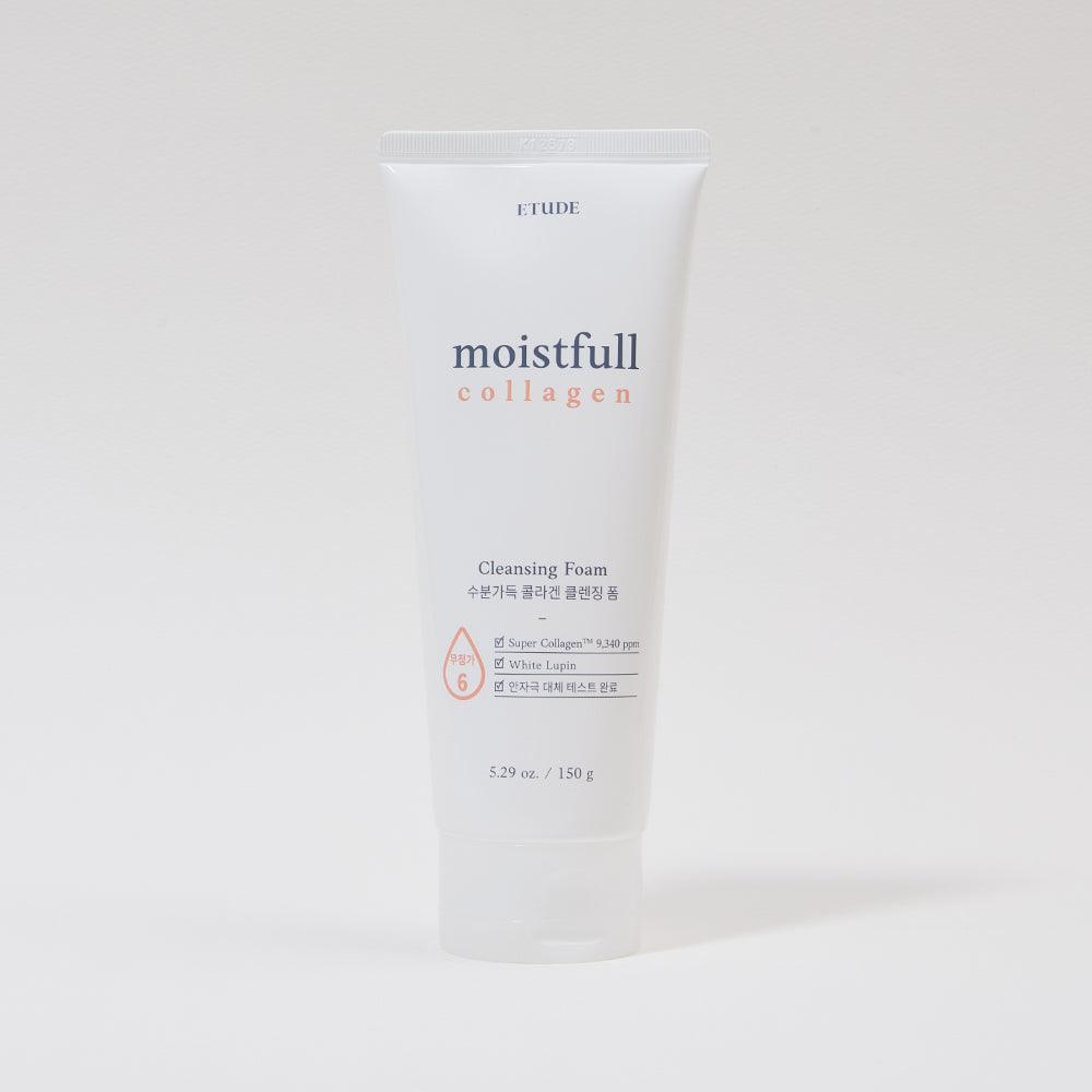 ETUDE Moistfull Collagen Cleansing Foam packaging and details