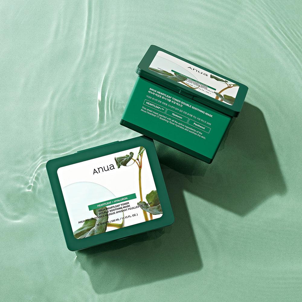 Anua Heartleaf Toner Double Soothing Mask 30 Sheets(330ml) (Facial Mask)