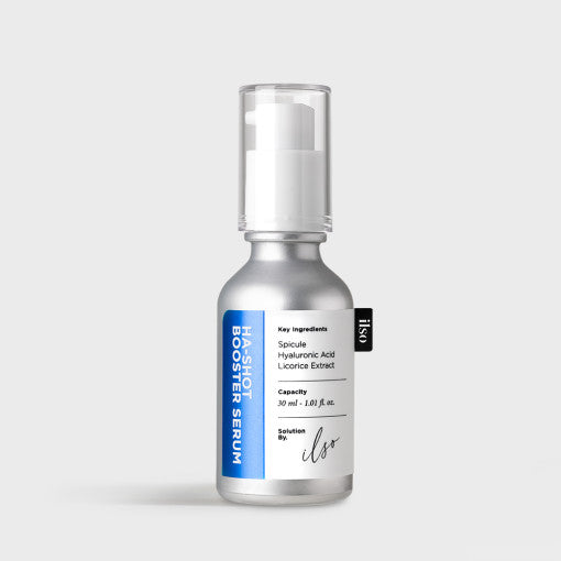 ilso H-A Shot Booster Serum packaging and details