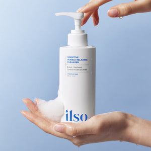 ilso Sensitive Bubble Relaxing Cleanser product texture