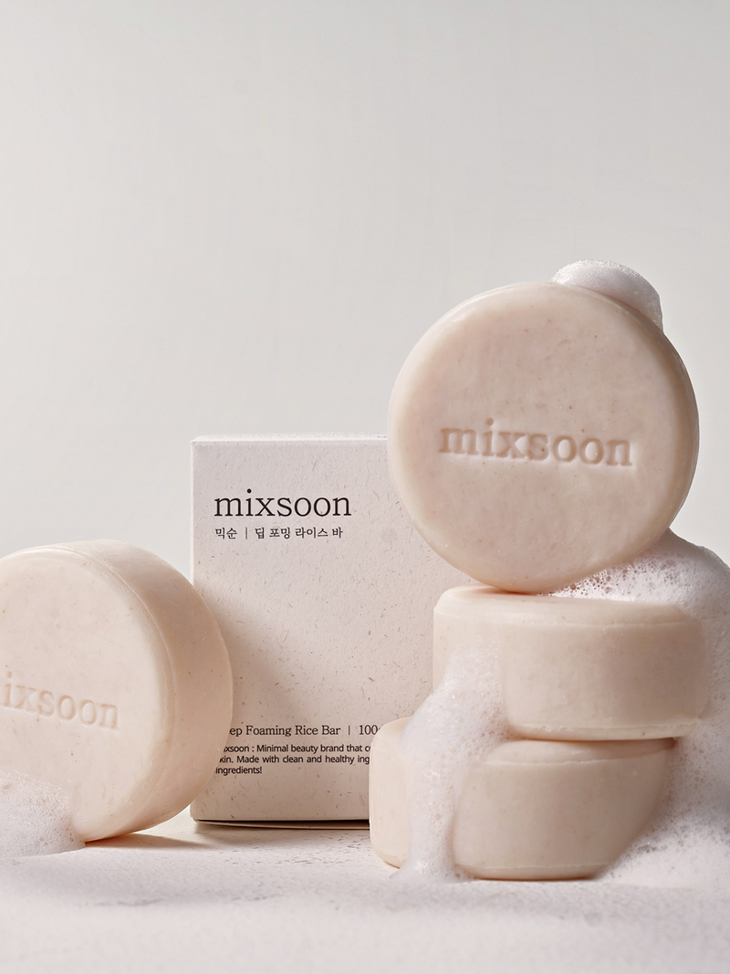 Mixsoon Deep Foaming Rice Bar product texture
