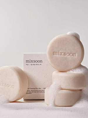 Mixsoon Deep Foaming Rice Bar product texture