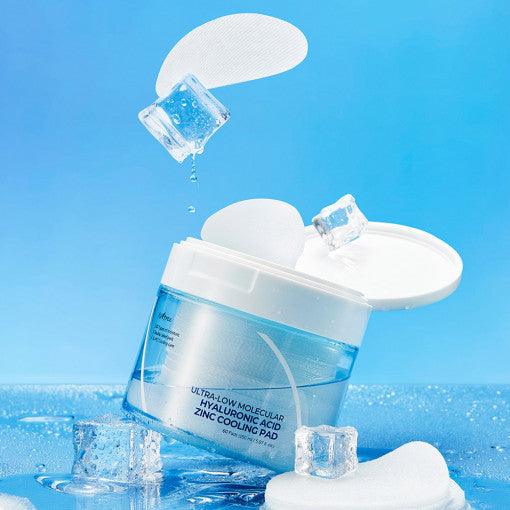 Isntree Ultra-Low Molecular Hyaluronic Acid Zinc Cooling Pad 150ml(60P) (Cooling Pads)