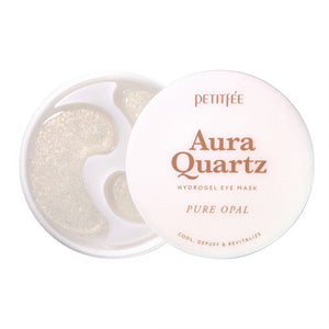 PETITFEE Aura Quartz Eye Mask Pure Opal 80g (40 Patches) product texture