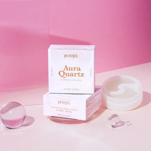 PETITFEE Aura Quartz Eye Mask Pure Opal 80g (40 Patches) how to use
