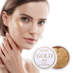 PETITFEE GOLD EGF EYE & SPOT PATCH (EYE patch 1.1g X 60 Patches + SPOT patch 0.6g X 30 Patches) additional angle