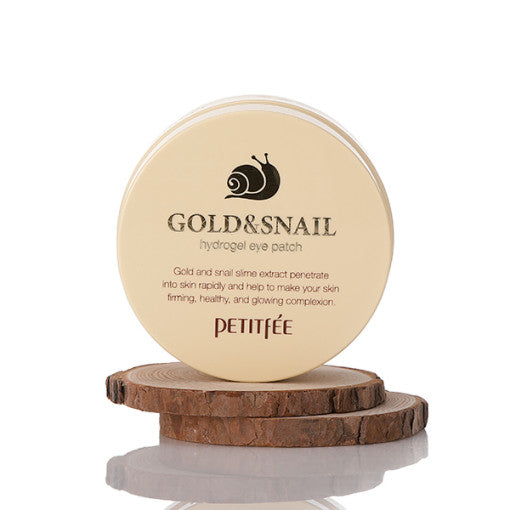 PETITFEE Gold Snail Hydrogel Eye Patch (1.4g X 60 Patches) (Eye 1.4 g