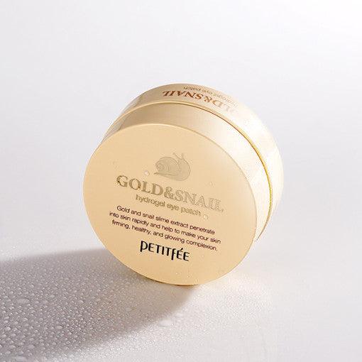 PETITFEE Gold Snail Hydrogel Eye Patch (1.4g X 60 Patches) (Eye 1.4 g