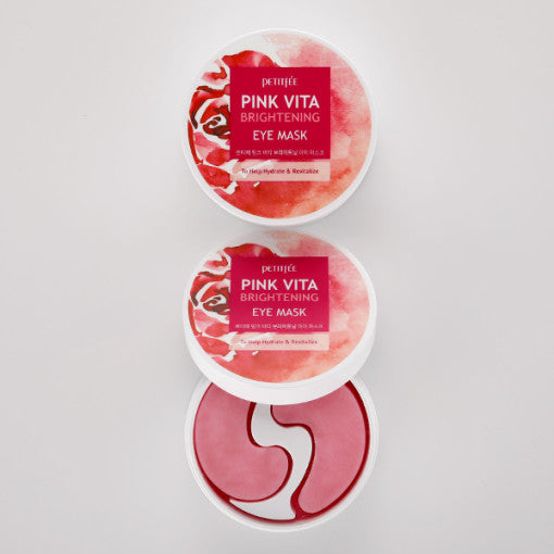 PETITFEE Pink Vita Brightening Eye Mask 70g (60 Patches) (Eye 70 g