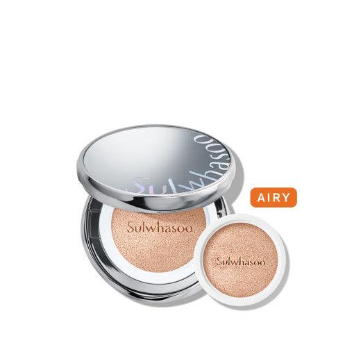 Sulwhasoo PERFECTING CUSHION AIRY 15g+15g(Refill) SPF50+/PA+++ packaging and details
