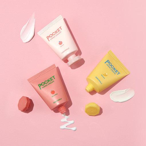 TONYMOLY Pocket Hand Cream 30ml (3-type) packaging and details