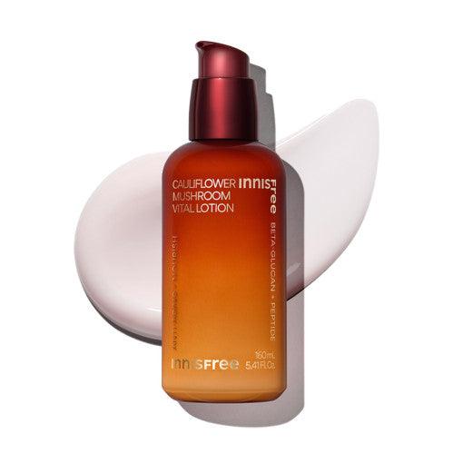 innisfree Cauliflower Mushroom Vital Lotion packaging and details